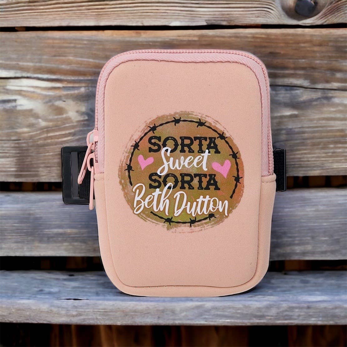 Neoprene Tumbler Bag | Sorta Sweet Sorta Beth Dutton