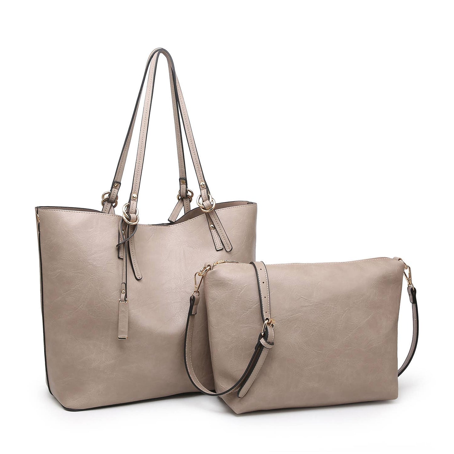 Iris 2-in-1 Tote Bag (Warm Grey)