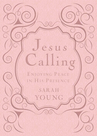 Jesus Calling, Pink, Leathersoft, with Scripture References
