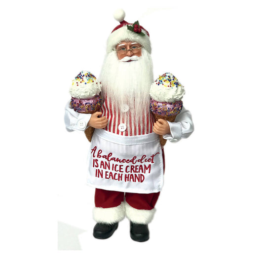 15" Ice Cream Claus