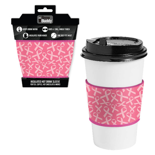 Brew Buddy Coffee + Hot Chocolate Sleeve | Breast Cancer