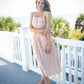 Striped Midi Dress