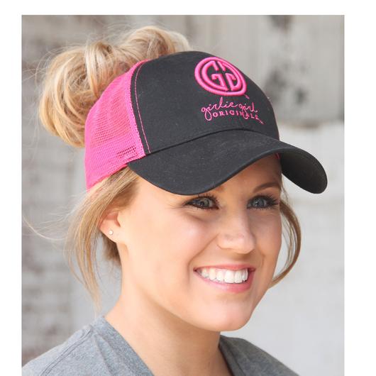 Logo Black Pink Pony Cap