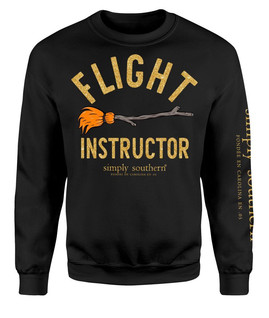 "Flight Instructor" Crew Sweatshirt