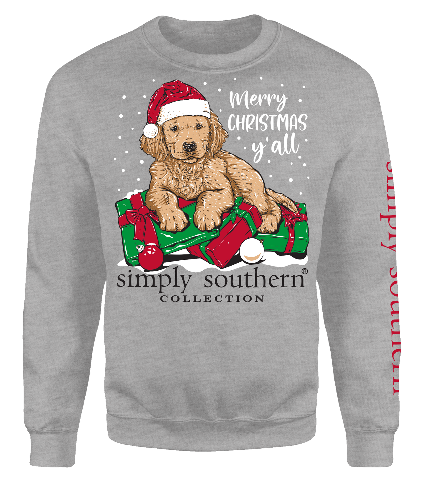 "Merry Christmas Y'all" Crew Sweatshirt