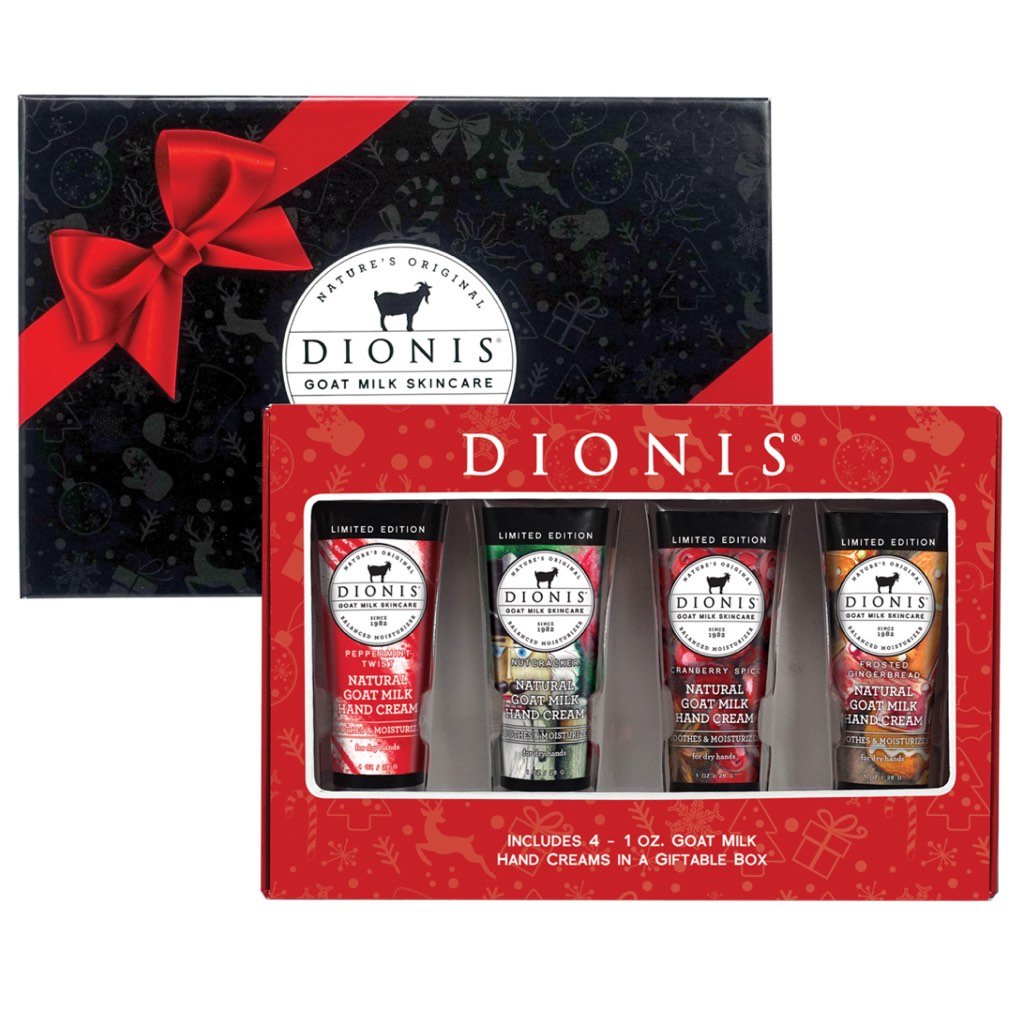 Dionis Goat Milk Holiday Hand Cream 4 pc. Gift Set