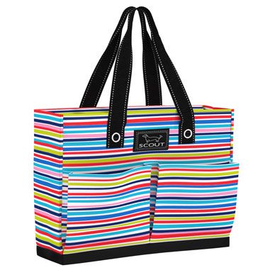 Uptown Girl Pocket Tote Bag (On Your Markers)