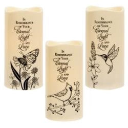 Light and Love LED Pillar Candles