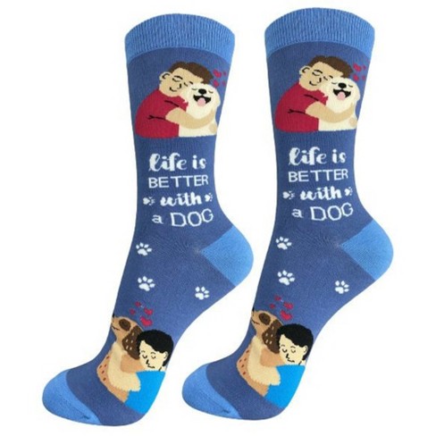 Life Is Better With A Dog Happy Tails Socks