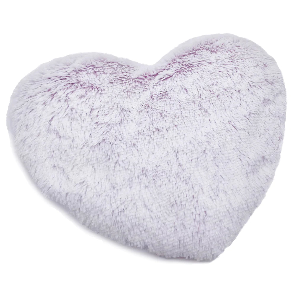 Marshmallow Lavender Heart Heat Pad