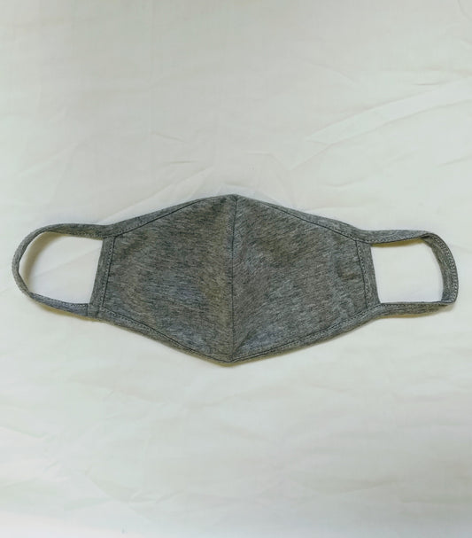 Kid's Heather Grey Face Mask