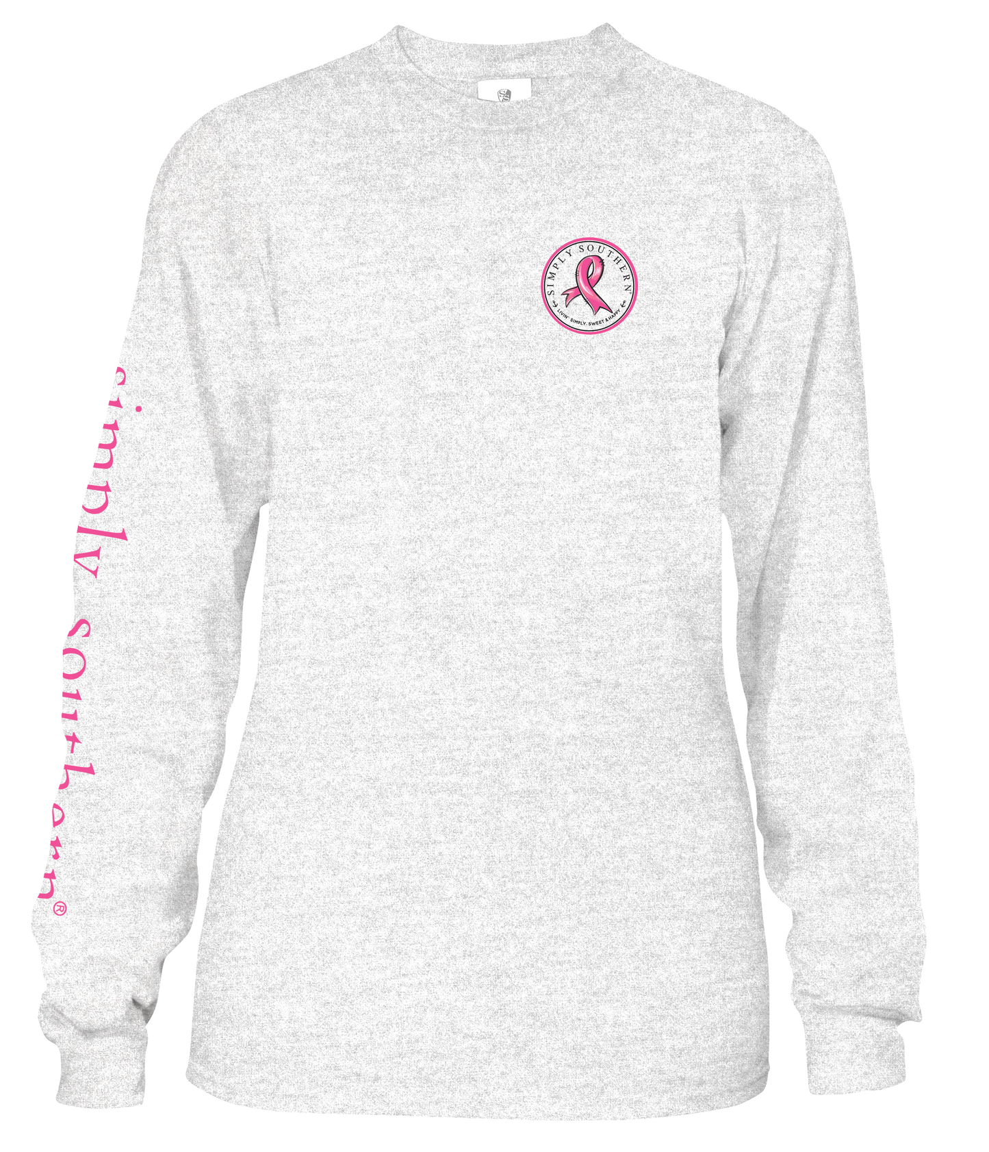 "No One Fights Alone" Breast Cancer Long Sleeve Shirt