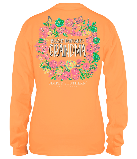 "Blessed to Be Called Grandma" Long Sleeve Shirt