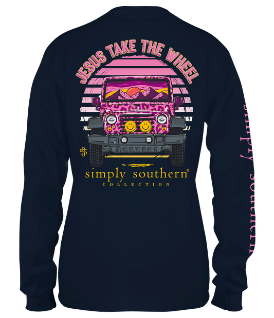 "Jesus Take The Wheel" Long Sleeve Shirt