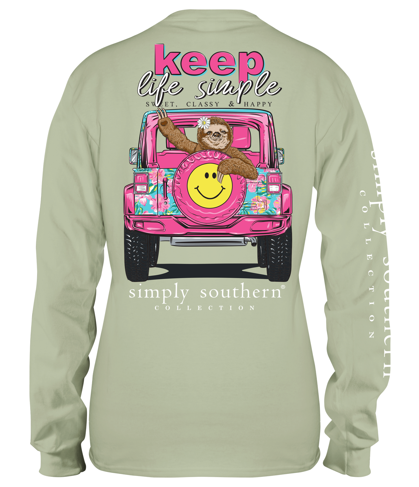 "Keep Life Simple" Jeep Long Sleeve Shirt