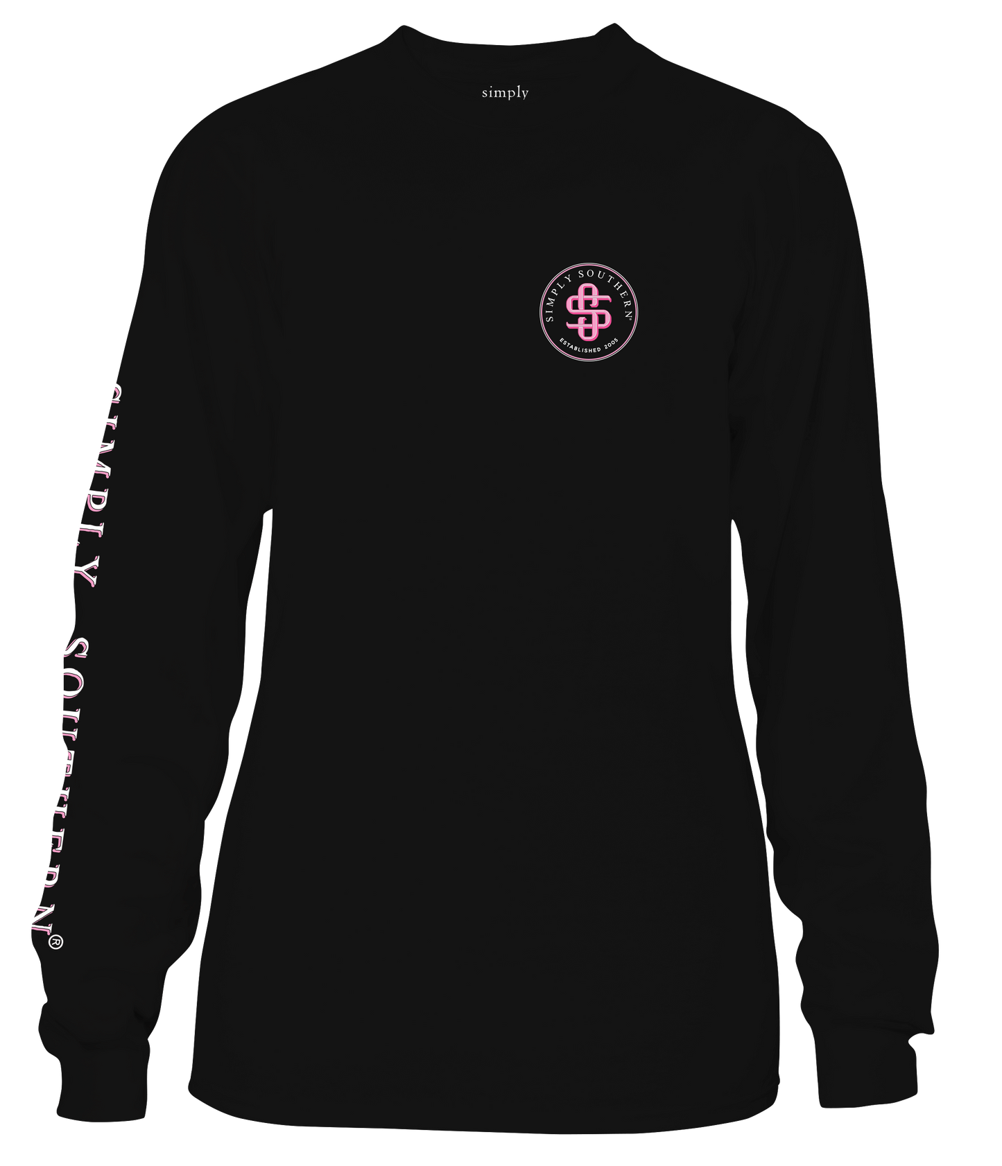 "Strength, Courage, and Support" Breast Cancer Long Sleeve Shirt