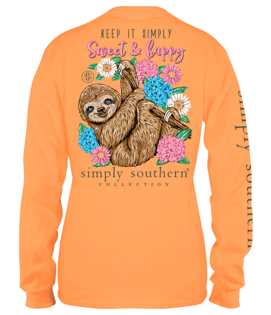 "Keep It Simply Sweet & Happy" Long Sleeve Shirt