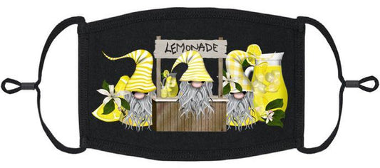 Lemonade Gnomes Face Mask