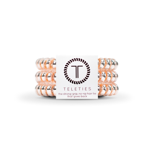 Small Millennial Pink Hair Ties