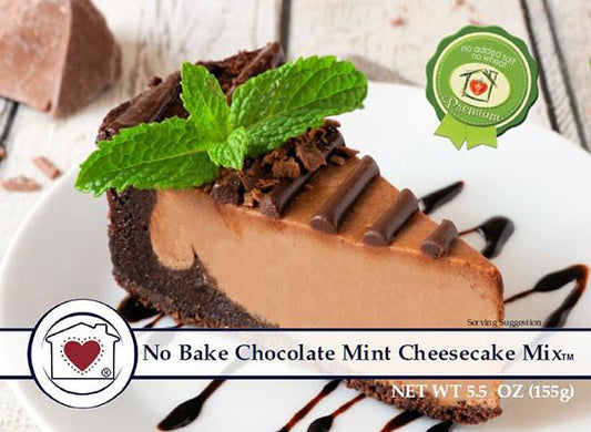 No Bake Chocolate Mint Cheesecake Mix