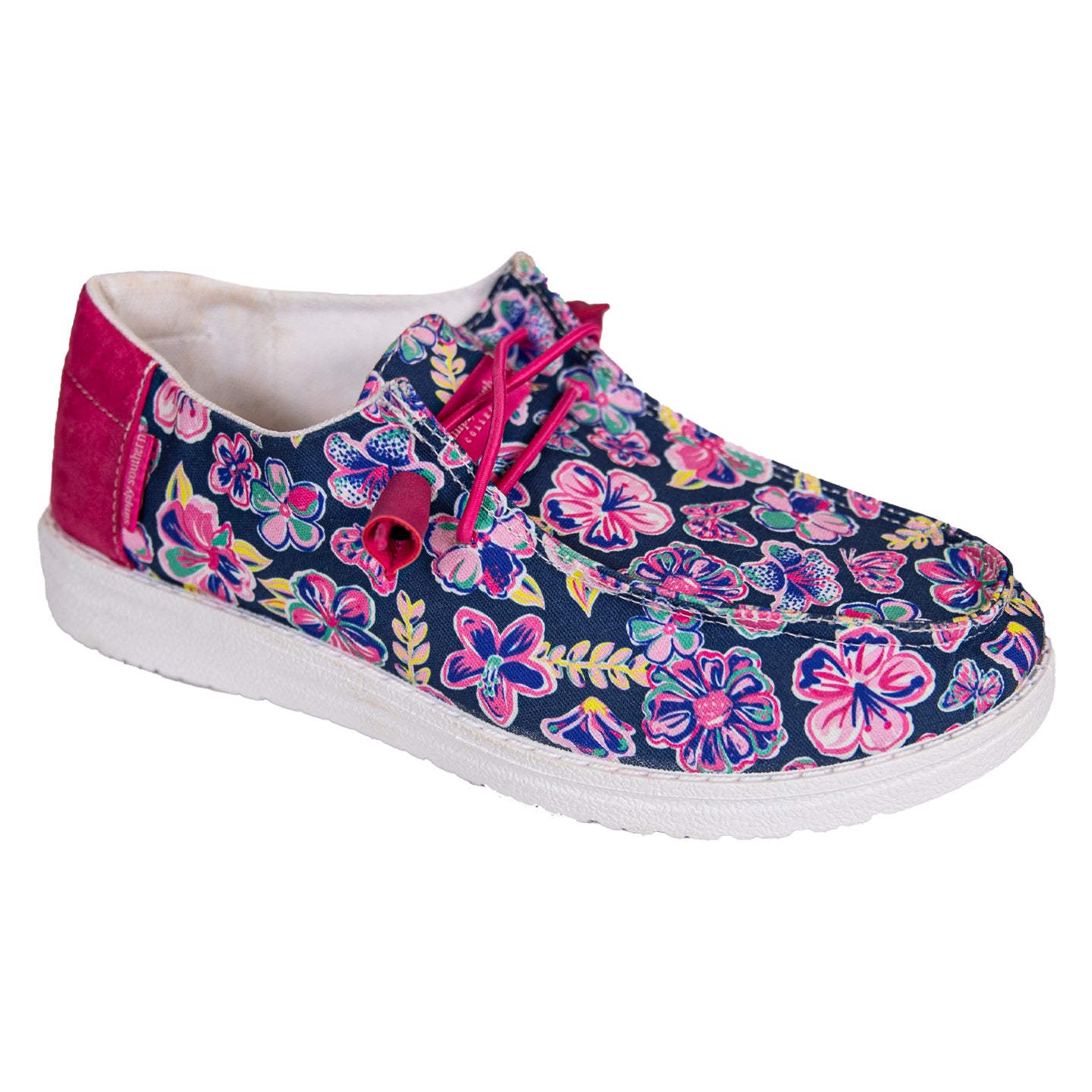 Butterfly Print Slip On Shoes