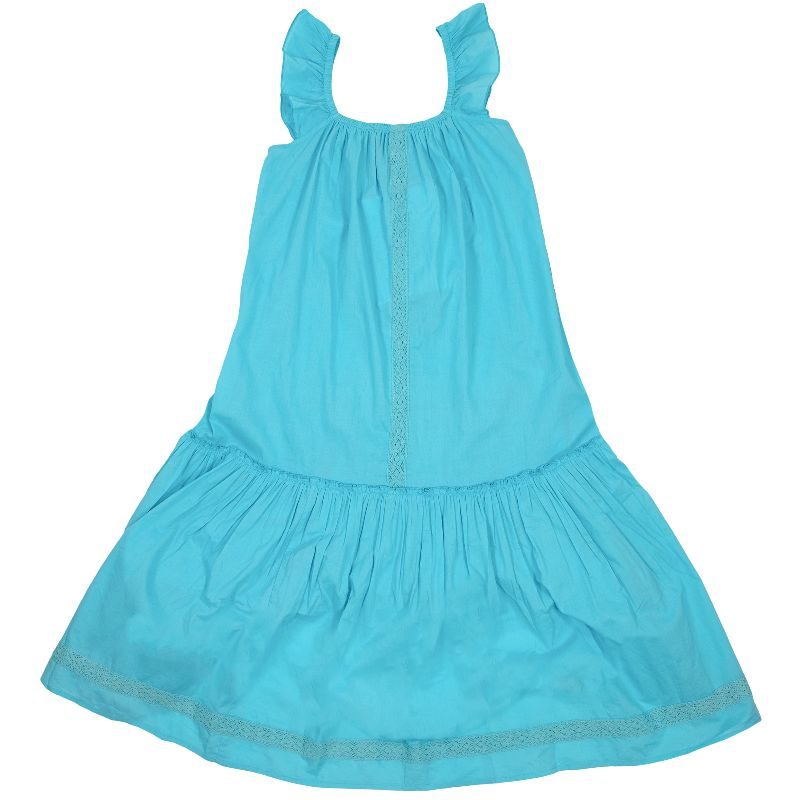 Drop Waist Dress - Aqua