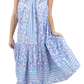 Drop Waist Dress - Pineapple White