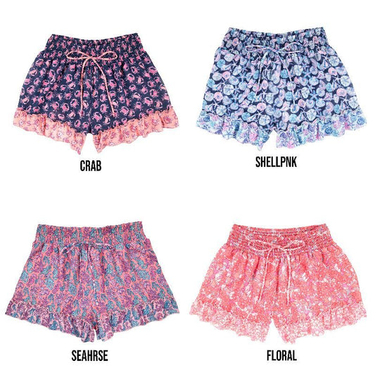 One Size Fits Most Ruffle Shorts