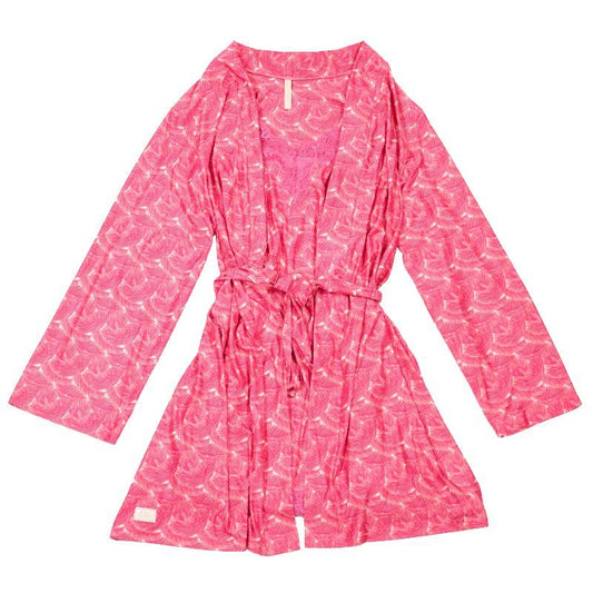 Pajama Robe Set - Palm Pink