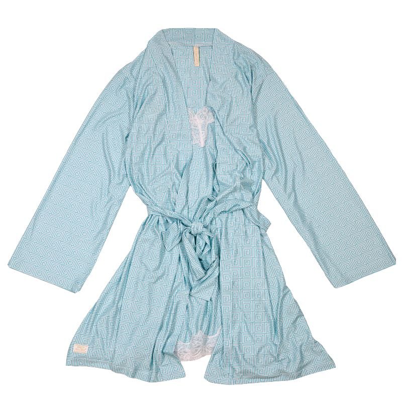 Pajama Robe Set - Scroll