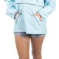 Quarter Zip Rain Jacket - Ocean