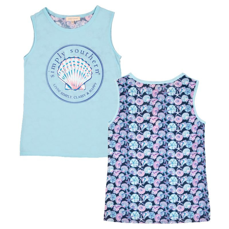 Simply Tank Top - Shell Pink