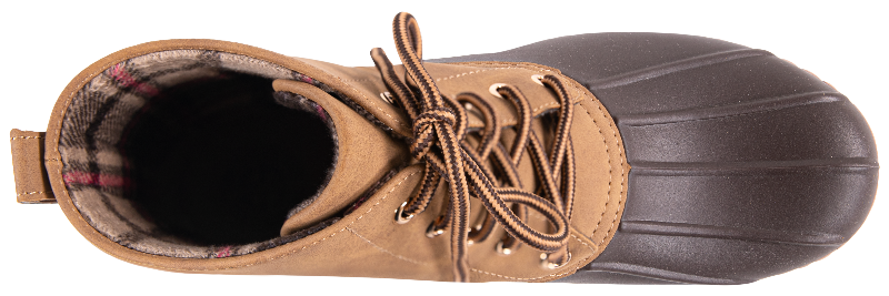 Lace-Up Boots - Suade Brown
