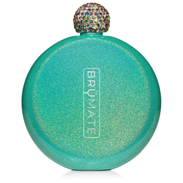 Brumate Flask Glitter Peacock