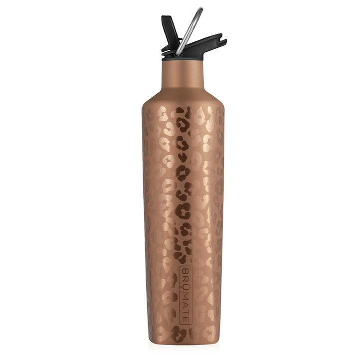 Rehydration Bottle 25oz - Gold Leopard