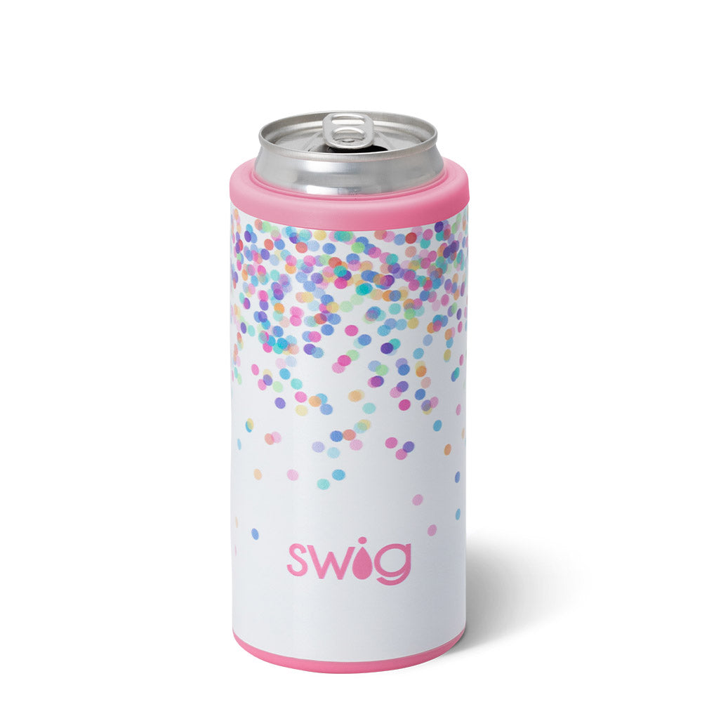 Confetti Skinny Can Cooler 12oz