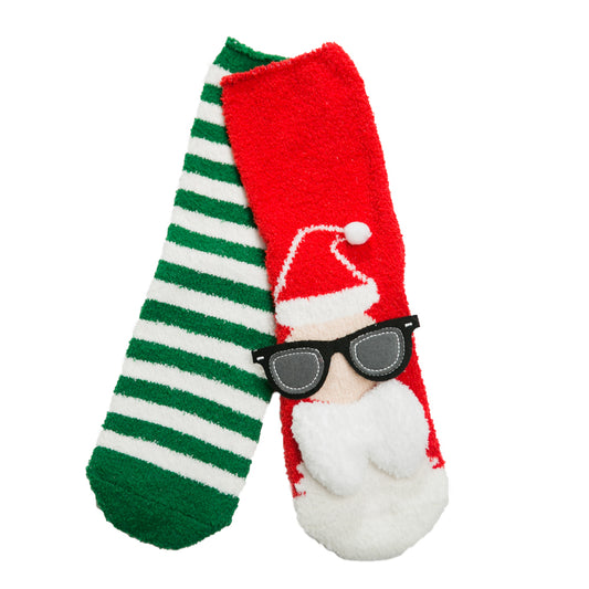 Sunny Santa Sock Set (2 Pairs)