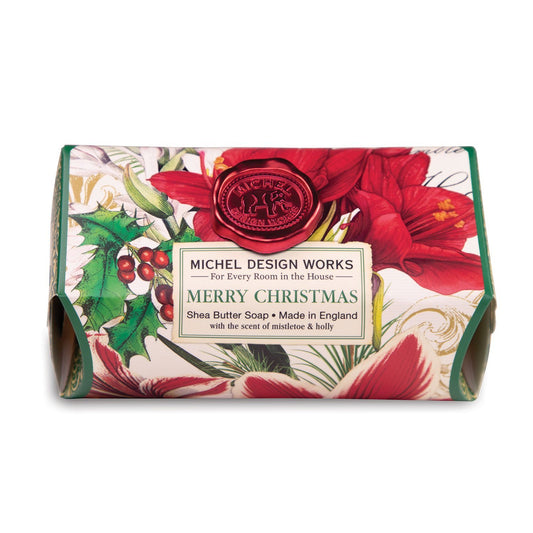 Merry Christmas Large Bath Soap Bar