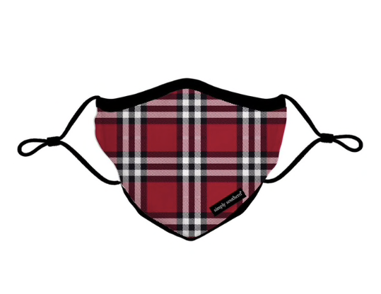 Holiday Plaid Face Mask - Multiple Sizes