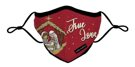 Holiday Love Adult Face Mask