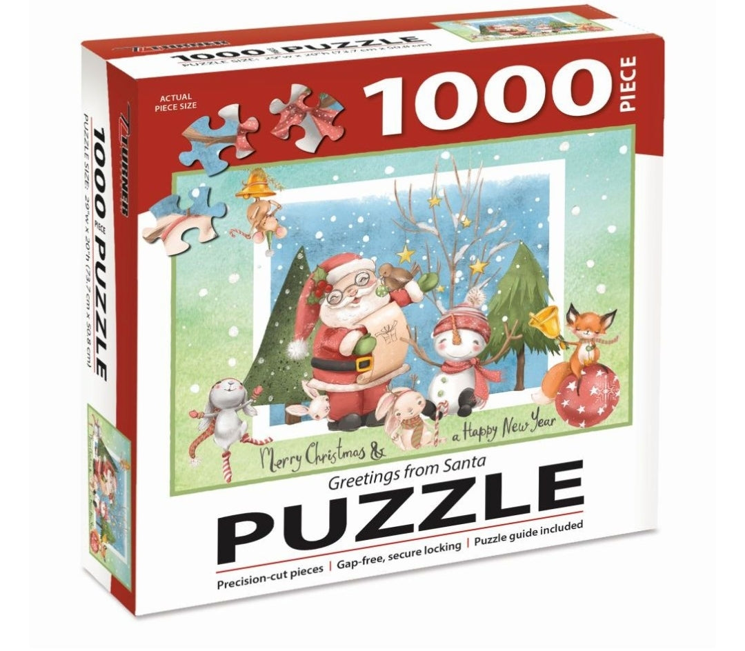 Greetings From Santa 1000 Piece Puzzle