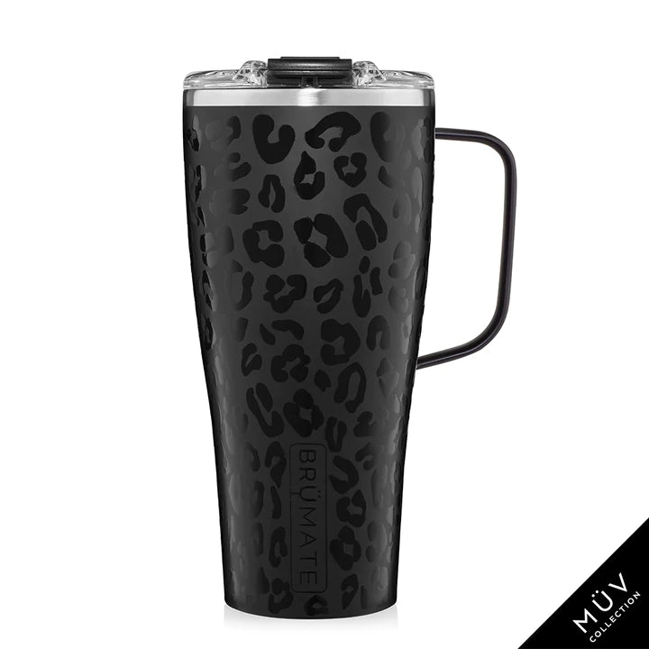 Toddy XL 32oz Insulated Coffee Mug - Onyx Leopard