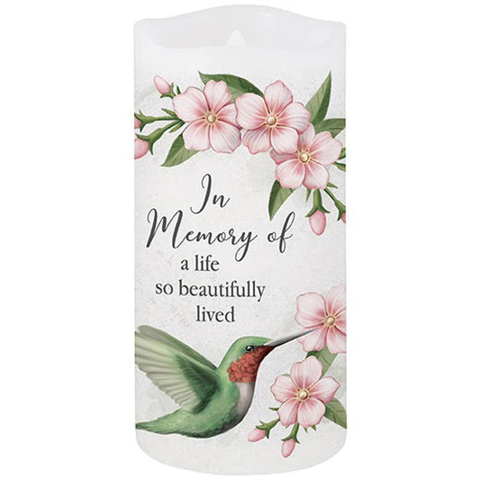 "In Memory" Moving Wick Candle