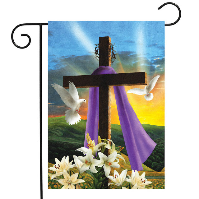 Easter Sunrise Garden Flag