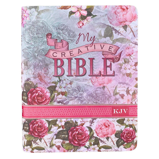 Silky Floral Printed KJV My Creative Bible