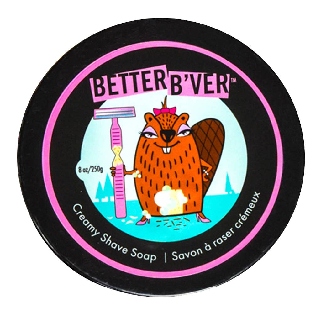 Better B'ver Creamy Shave Soap 8 oz