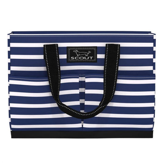 Uptown Girl Pocket Tote Bag (Nantucket Navy)