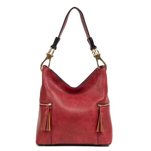 Rochelle Hobo Bag (Dark Red)