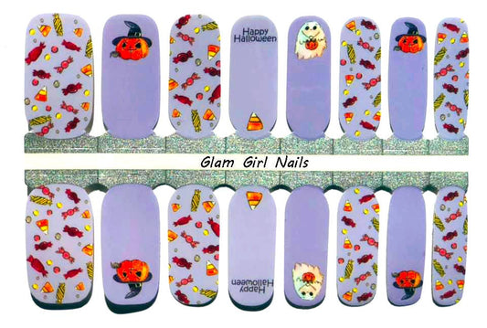 More Candy! Halloween Nail Wraps