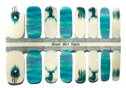 Heart of The Forrest Nail Wraps